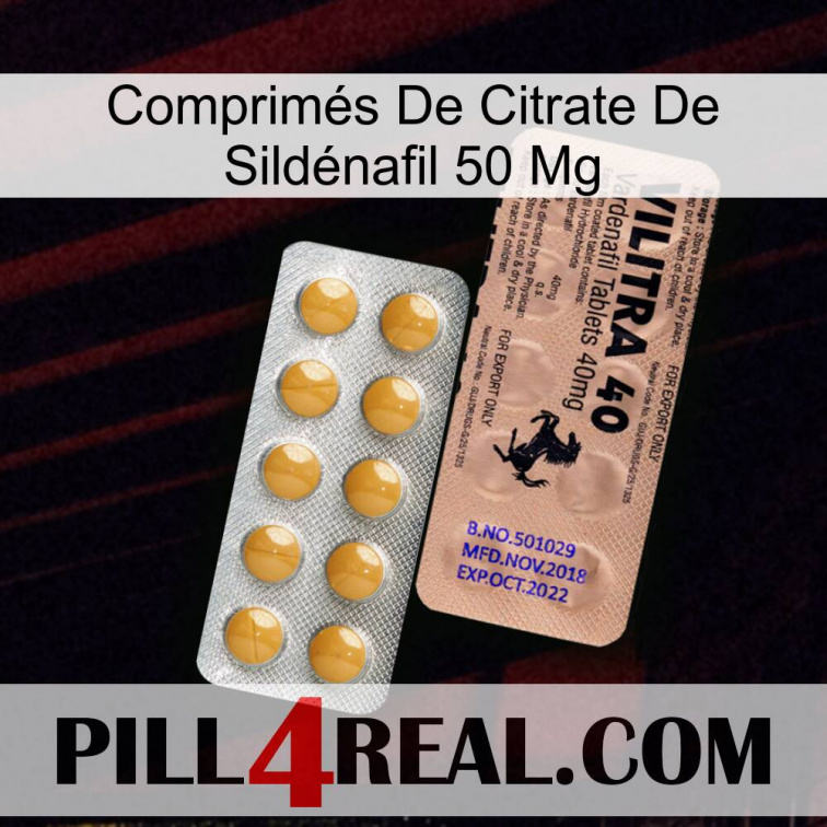 Comprimés De Citrate De Sildénafil 50 Mg 41
